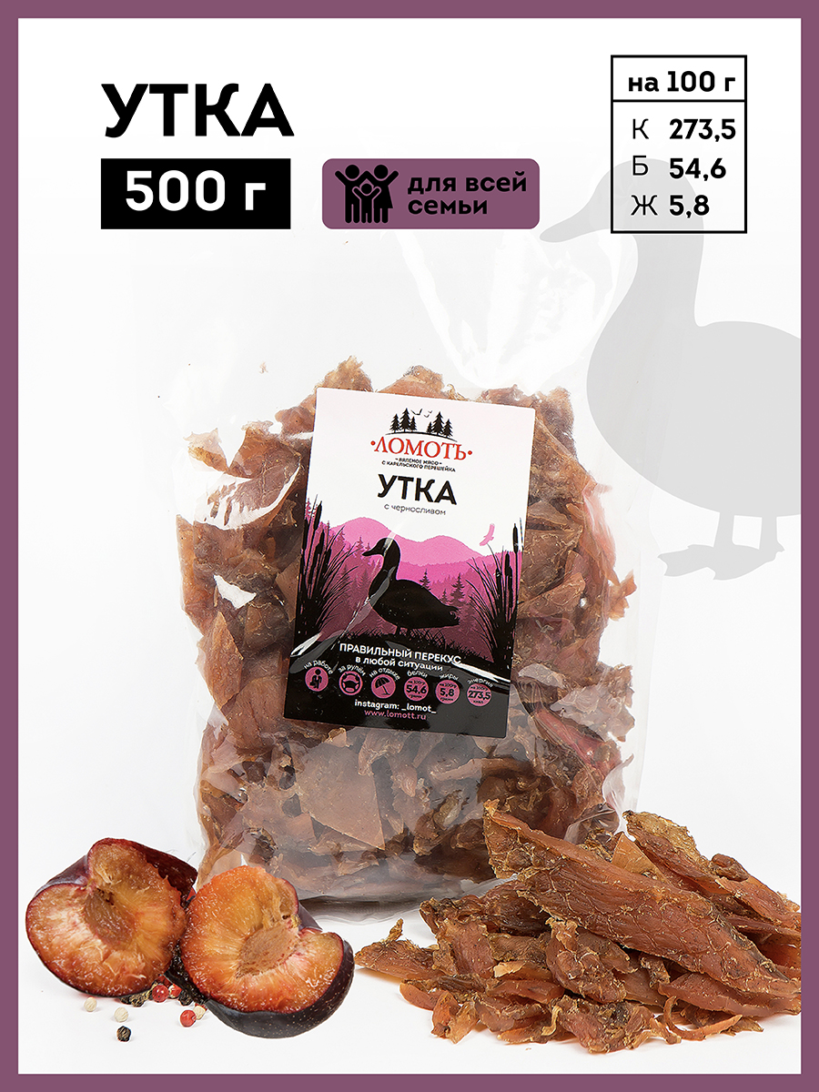 Утка с черносливом 40 гр