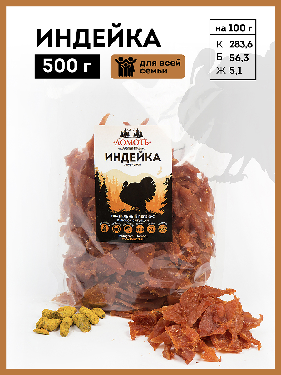 Индейка с куркумой 40 гр